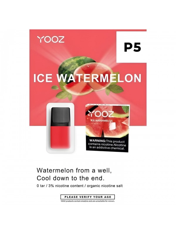 YOOZ Pods 2pcs/Pack 3% Nic – Ice Watermelon