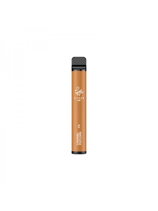 ELF BAR 600 Disposable 600 Puffs Caramel Popcorn 2...