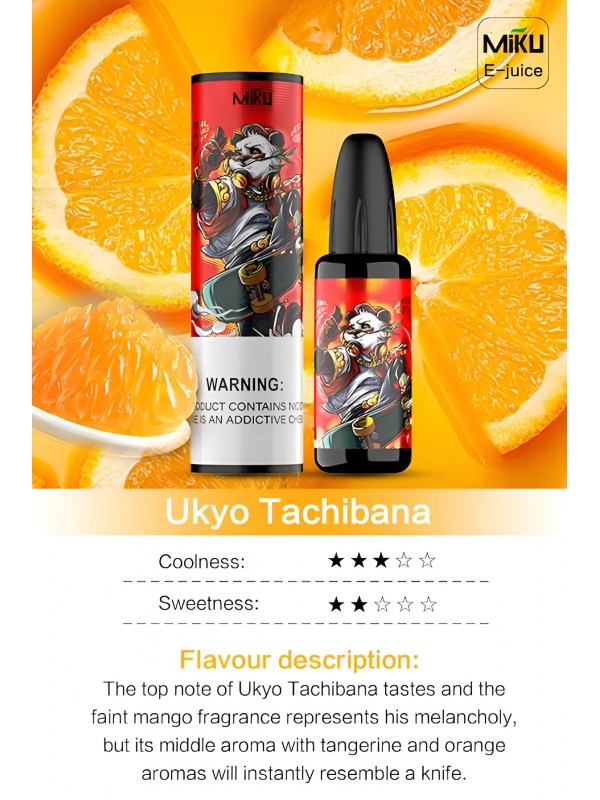 Miku Ukyo Tachibana Mix Flavor E-juice #005