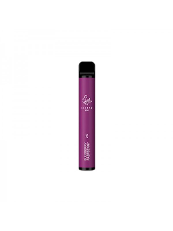 ELF BAR 600 Disposable 600 Puffs Blueberry Raspber...