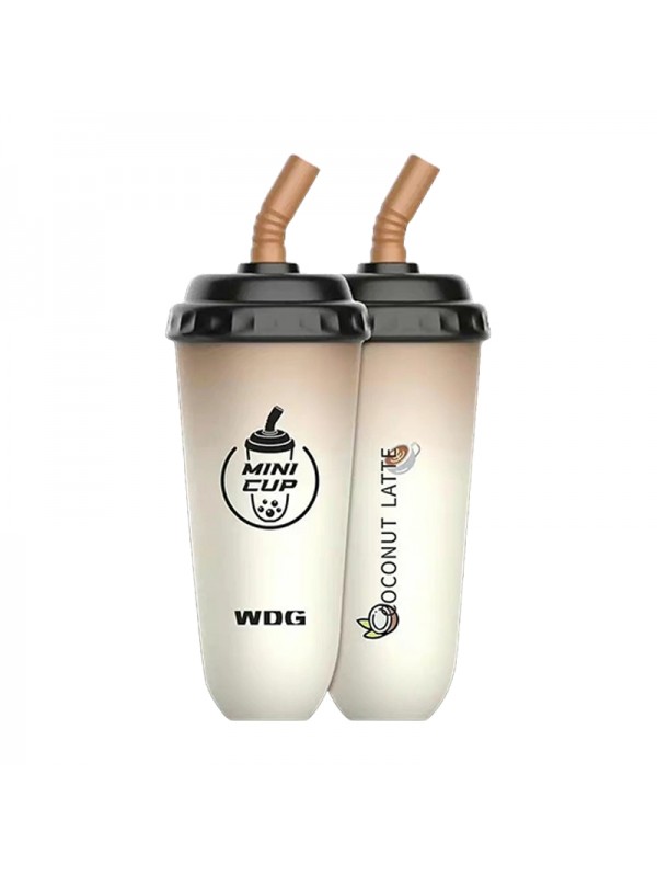 WDG Mini Cup Disposable Vape 5000 Puffs # Coconut Latte