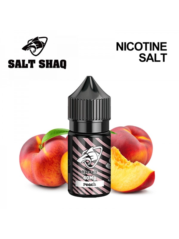 Shaq Nicotine Salt Serise E-liquid – Peach M...