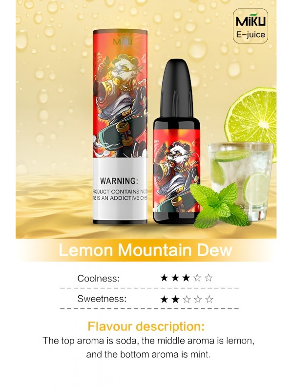 Miku Lemon Mountain Dew E-juice #025