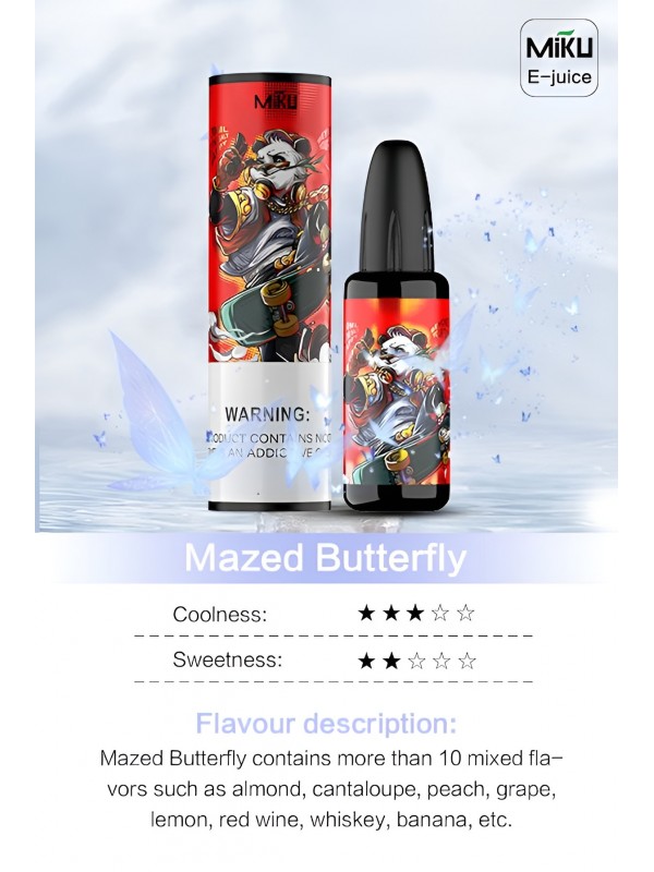 Miku Mazed Butterfly E-juice #003 Mix Flavour