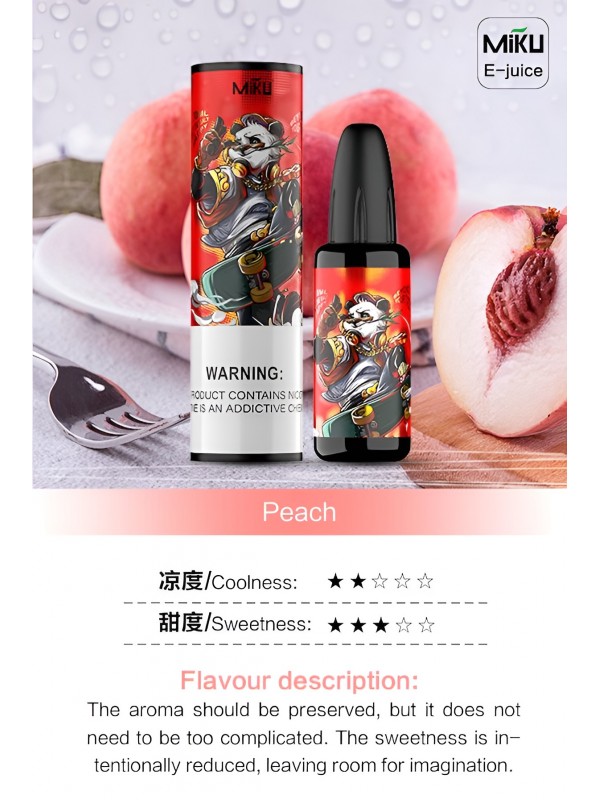 Miku Peach E-juice #011