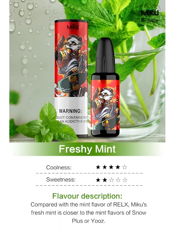 Miku Freshy Mint 5% E-juice #001