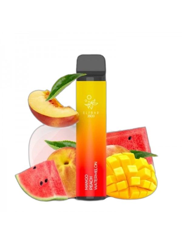 ELF BAR 3500 Disposable Mango Peach Watermelon 350...