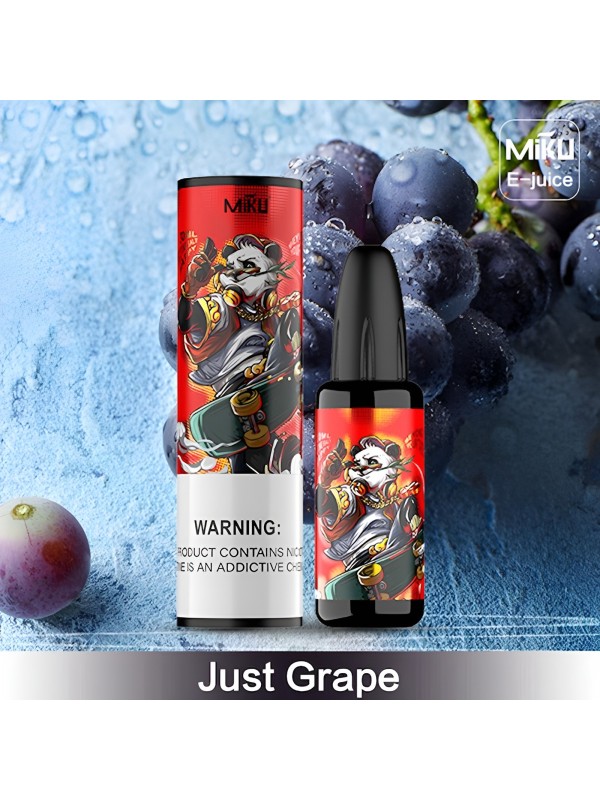 Miku Just Grape Fruit Flavor E-juice #009