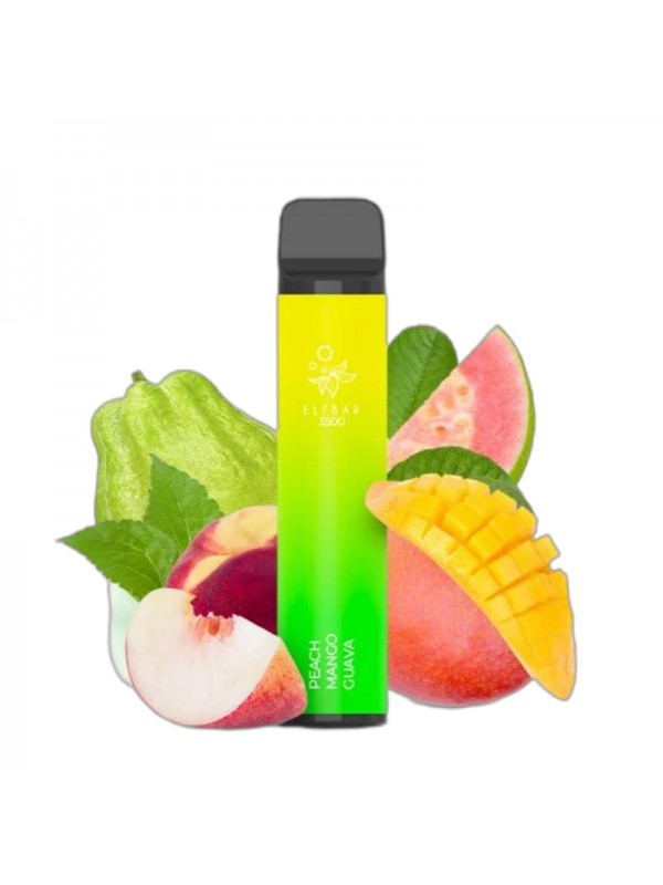 ELF BAR 3500 Disposable Peach Mango Guava 3500 Puf...