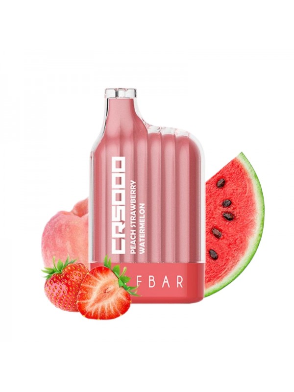 ELF BAR CR5000 Disposable Peach Strawberry Waterme...