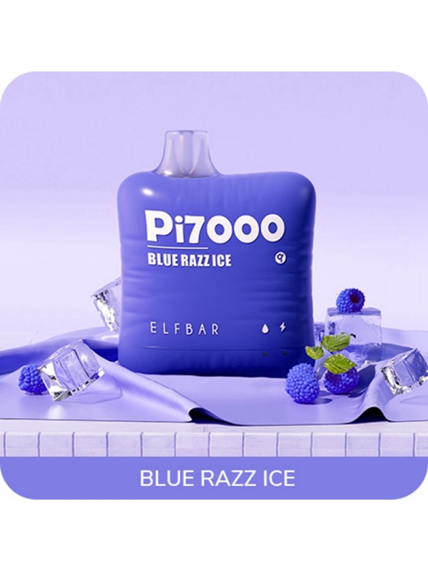 ELF BAR PI7000 Disposable Blue Razz Ice 7000 Puffs