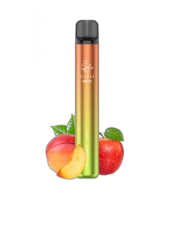 ELF BAR 600V2 Disposable Apple Peach 600 Puffs 2ml