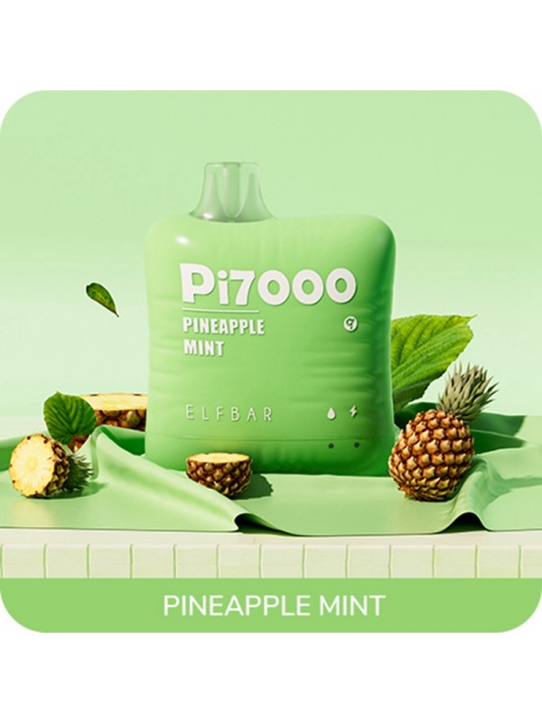 ELF BAR PI7000 Disposable Pineapple Mint 7000 Puff...