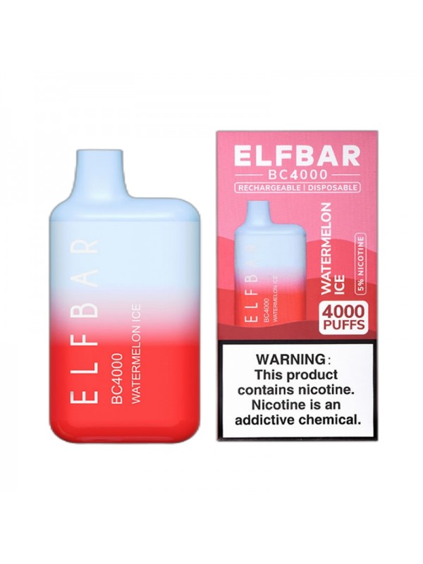 ELF BAR BC4000 Disposable Watermelon Ice 4000 Puffs 11.5ml