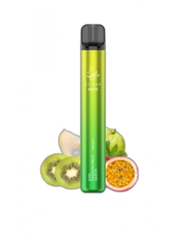 ELF BAR 600V2 Disposable Kiwi Passion Fruit Guava ...