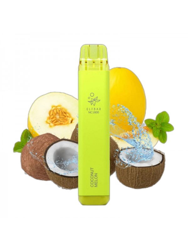 ELF BAR NC1800 Disposable Coconut Melon 1800 Puffs