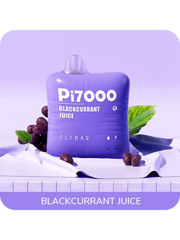 ELF BAR PI7000 Disposable Blackcurrant Juice 7000 ...