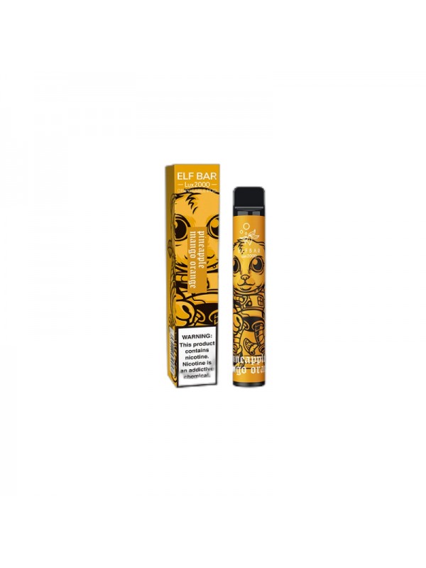 ELF BAR Lux 2000 Disposable 2000 Puffs Pineapple M...