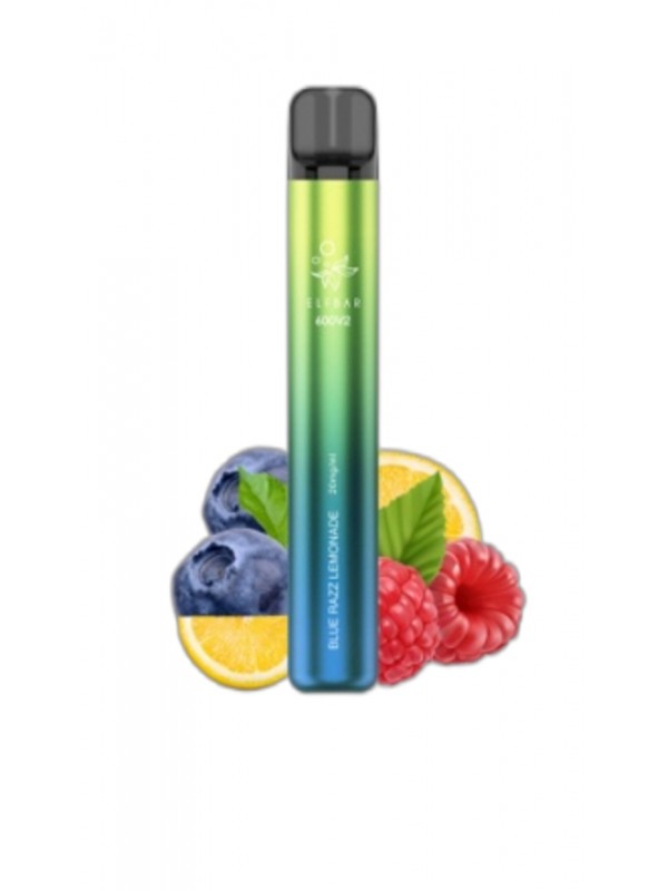 ELF BAR 600V2 Disposable 600 Puffs Blue Razz Lemon...