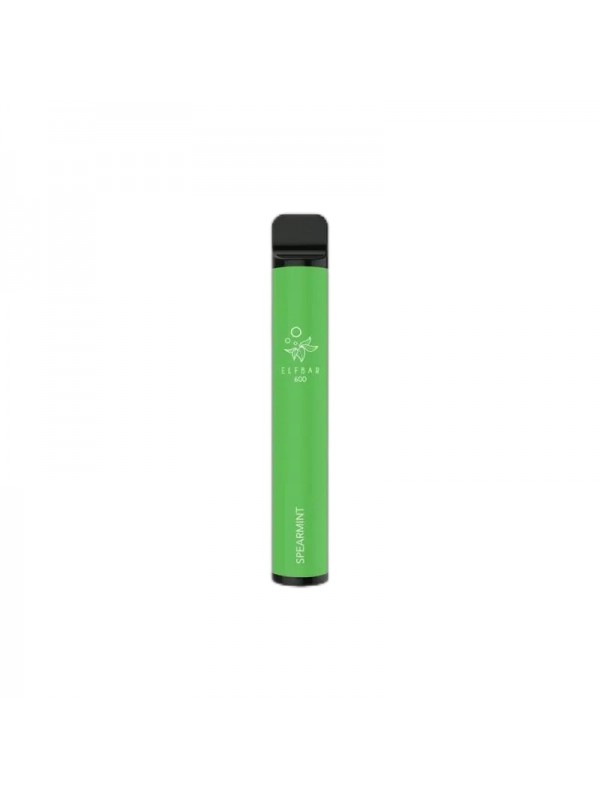 ELF BAR 600 Disposable Spearmint 600 Puffs 550mAh